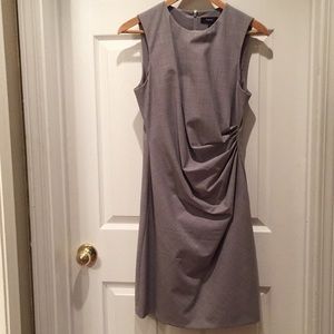 Theory Jorainna dress in light gray, size 6.